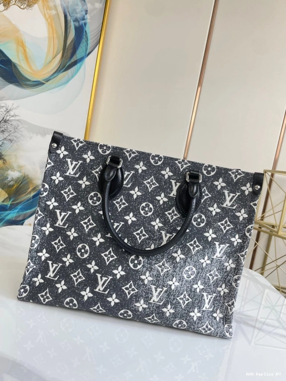 Aaa replica bags VUITTON ONTHEGO LOUIS MM 0718